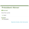 Fiche descriptive de Président Héron