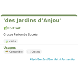 Fiche descriptive de des Jardins dAnjou