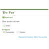 Fiche descriptive de De Fer