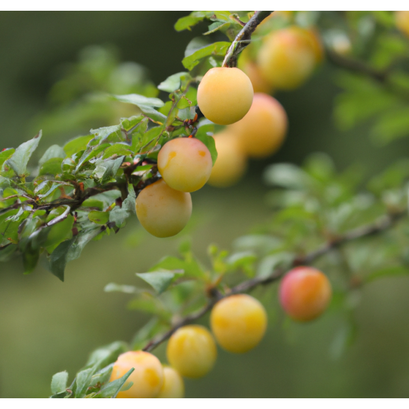 Photo d'un Mirabelle de Nancy Fruit jaune rosé