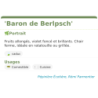 Fiche descriptive de Baron de Berlpsch