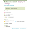 Photo d'un Saphyr® Orange Persistant