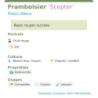 Fiche descriptive de Framboisier Scepter