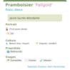 Fiche descriptive de Framboisier Fallgold