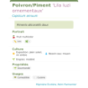 Fiche descriptive de PoivronPiment Lila luzi ornementaux