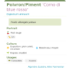 Fiche descriptive de PoivronPiment Corno di blue rosso